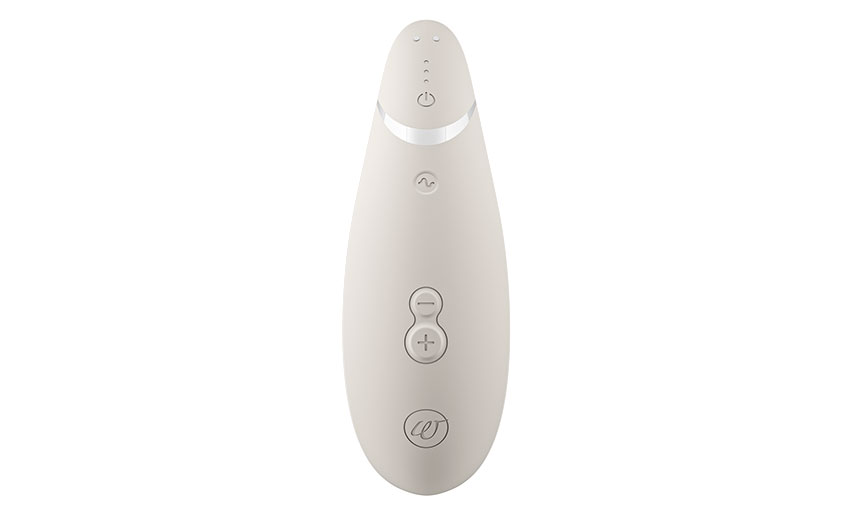 ★Womanizer Premium2 Warm gray- WZ212SG8 Warm Grey-Silver ウーマナイザー プレミアム2 ウォームグレー クリトリス バイブ 完全防水 G-スポットオーガズム マッサージ